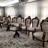 مبل استیل ۹ نفره با ۳ عدد میز جلو مبلی