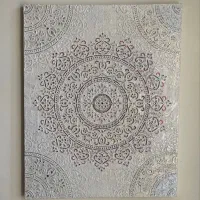 تابلو پتینه دکوراتیو نگین کاری شده