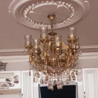 ۲عددلوستر برنجی سنگین
