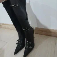 بوت بلند چرمی|کیف، کفش، کمربند|کوچصفهان, |دیوار