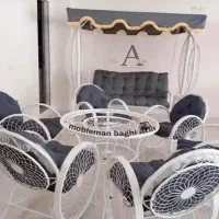 میز و صندلی باغی کافه و رستوران گلبرگ|میز و صندلی غذاخوری|تهران, چیتگر جنوبی|دیوار