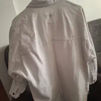 مانتو جین سفید نو