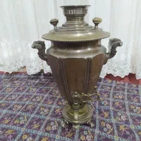 سماور روسی شش لیتری نیگالای بکر وسالم|کلکسیون اشیاء عتیقه|اردبیل, |دیوار