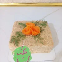 سالاد الویه .سالاد ماکارونی و کیک مرغ