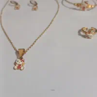 ست دخترانه رنگ ثابت..نو نو