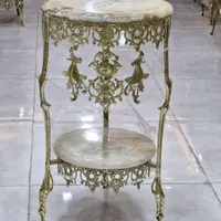 میز خاطره و میز تلفن گل آفتابگردان(برنز سعید )