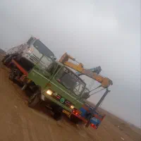 جرثقیل خاور 608 گواهینامه پایه۲ کف خودروبر