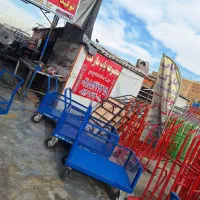 گاری چرخ بزرگ چهار چرخ دستی حمل بار (چرخ بزرگ)|ابزارآلات|تهران, میدان میوه و تره‌بار مرکزی|دیوار