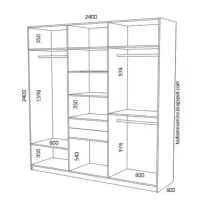کمد دیواری|جاکفشی، کمد، دراور|بم, |دیوار