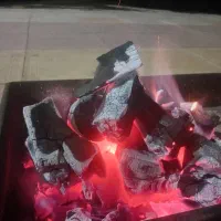 زغال کبابی و قلیان