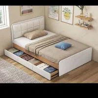 تخت خواب یکنفره ام دی اف|تخت و سرویس خواب|آباده, |دیوار