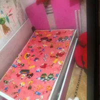 تخت خواب  و تشک طبی دخترانه مناسب ۱تا ۶سال فامنین