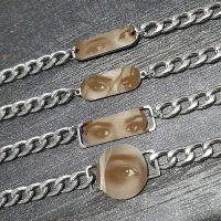 دستبند تمام استیل با حک چشم یار در چهار طرح