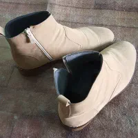 نیم بوت چرم مصنوعی سایز ۴۲-41 نسکافه ای|کیف، کفش، کمربند|درگز, |دیوار