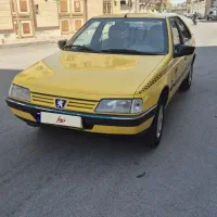 تاکسی پژو ۴۰۵ در حد خشک