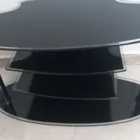 میز تلویزیون شیشه ای