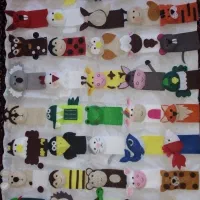 عروسک انگشتی نمدی|اسباببازی|دورود, |دیوار