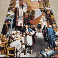 ۲ تخته فرش ۶ متری ۱۲۰۰ شانه فرش مشهد اصل