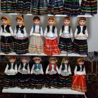 عروسکهای  لباس محلی وشمالی وعروس تعداد وتکی|اسباب‌‌بازی|ابهر, |دیوار