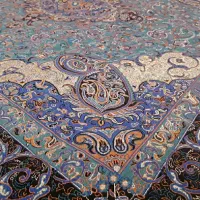 ترمه رومیزی یزد آکبند