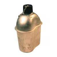 قمقمه سربازی آلومینیومی ارتشی قدیمی