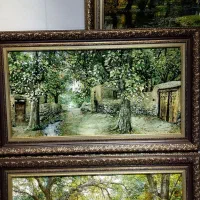 کوچه باغ بهاری بزرگ پرابریشم طرح جدید|تابلو فرش|تهران, علم و صنعت|دیوار