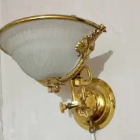 چراغ روشنایی گازی دیواری دو شعله مدل حبابی