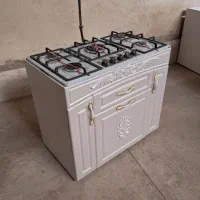 اجاق گاز 5 شعله MDF رویه استیل