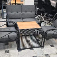 مبلمان اداری نیم ست مدرن فلزی چرمی میز مدیریتی r65|مبلمان اداری|مشهد, عبادی|دیوار