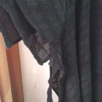 مانتو کرشه  مشکی مدل دار   زنانه بسیار نو و تمیز|لباس|تهران, مختاری|دیوار