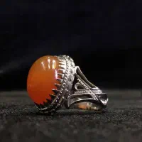 انگشتر نقره زیبا هزار چنگ