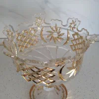 ظرف میوه کریستال اصل|کلکسیون اشیاء عتیقه|سنندج, |دیوار