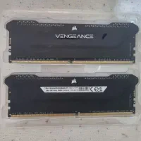 رم کامپیوتر DDR4 مدل vengence RGB pro sl 3600MHz