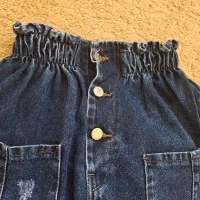 شلوار جین دخترانه مام استایل در حد نو سایز ۴۶|لباس|کرمانشاه, |دیوار