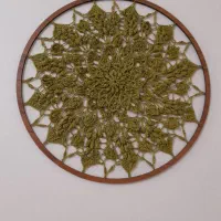 ماندالا بافتنی دیواری|صنایع دستی و سایر لوازم تزئینی|رشت, باهنر|دیوار