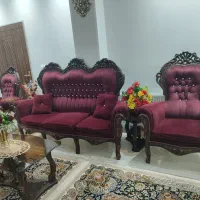 مبل سلطنتی هفت نفره|مبلمان خانگی و میز عسلی|خمینی‌شهر, |دیوار