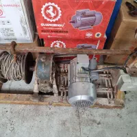 فروش بالابر تکفاز با گیربکس چدنی سالم مرتب