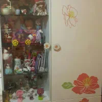 سرویس تخت و کمد و بوفه شیک کودک با تشک خوشخواب