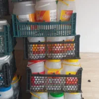 دبه خالی ماست ، ۱۰۰ عدد|ظروف نگهدارنده، پلاستیکی، یک‌بارمصرف|ابهر, |دیوار