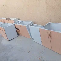 یکسری کابینت فلز گالوانیزه 6 تیکه با لوازمات|مصالح و تجهیزات ساختمان|فرمهین, |دیوار