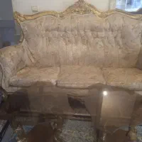 یک دست مبل سلطنتی چوب گردو