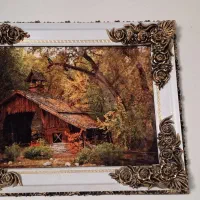 تابلو و شمعدان