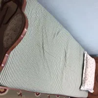 تخت و تشک یکنفره چوبی