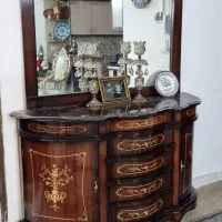 آینه شمعدان معرق کاری