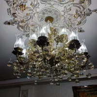 لوستر تمام برنز|لوستر و چراغ آویز|اردبیل, |دیوار