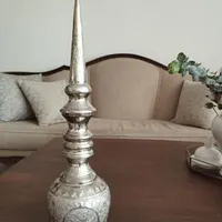 تنگ شاخدار مس و برنج نقره نما|صنایع دستی و سایر لوازم تزئینی|اصفهان, رزمندگان|دیوار
