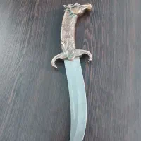 خنجر تیغه فولادی|کلکسیون اشیاء عتیقه|زرقان, |دیوار