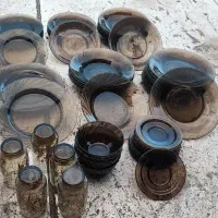 سرویس شیشه ای دودی