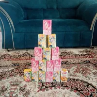 مبل ۷نفره تمیز رنگ آبی وطوسی بسیار تمیز۴میلیون