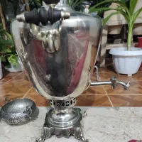 سماور ورشو قدیمی|کلکسیون اشیاء عتیقه|آباده, |دیوار